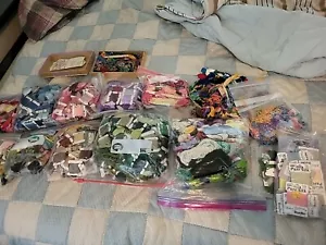 300+ Lot DMC and others 10 Bags NEW AND USED CARDS AND SKEENS Embroidery Thread - Picture 1 of 15