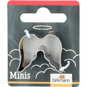 Birkmann Mini-Ausstechform Flügel Ausstecher Plätzchenform Keks Edelstahl 3 cm - Bild 1 von 1
