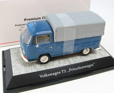 高级 Classixxs 1/43 大众大众 T2 平板卡车德国压铸模型汽车 — 第 1/4 张图片