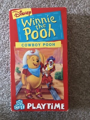 Disney Winnie The Pooh Playtime Series - Cowboy Pooh VHS - Image 1 of 3