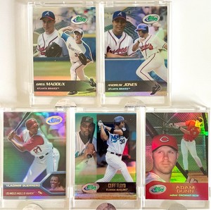 eTopps (Lot of 5) MADDUX, JONES, GUERRERO, FLOYD, DUNN, Uncirculated & Sealed