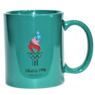 Taza de café vintage de los Juegos Olímpicos de Atlanta 1996 100 aniversario Foto 1 de 4