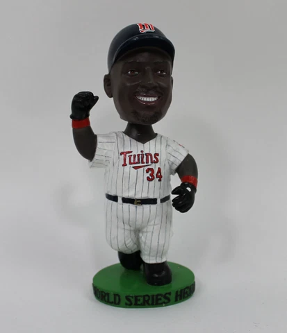 Kirby Puckett World Series Hero Bobblehead! Guaranteed Authentic! 13802 Cover