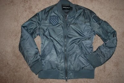 Men's Been Trill #BEENTRILL Dark Gray Parka Jacket w/ Patches (Large) - Image 1 of 4