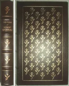 THE POEMS of ROBERT BROWNING Easton Press Leather 100 Greatest Books 1979 - Foto 1 di 10