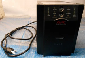 APC SUA1500 1500VA 980W 120V Smart-UPS Battery Power Backup Tower USB NO BATTERY - Picture 1 of 7