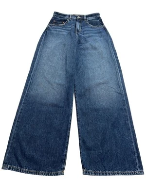 Icon Denim Poppy Wide Leg Jeans in Deep Blue - Image 1 of 4