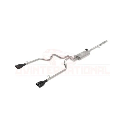 Sistema de escape trasero aFe Gemini XV Cat para GMC Sierra 1500 gasolina V8-5,3 L 2019-24 Foto 1 de 2