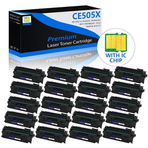 20PK CE505X 05X Toner Cartridge Compatible For HP LaserJet P2055X P2055dn P2055d - Picture 1 of 24