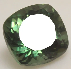 Natural 4.05 Ct Certified Kenya Tsavorite Garnet 9x9 MM Cushion Shape Gemstone - Picture 1 of 6