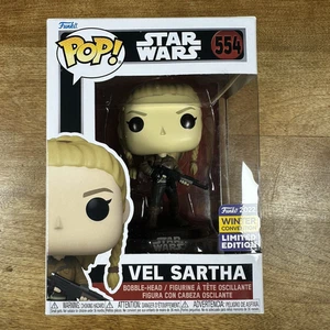 Funko Pop! Vinyl: Star Wars Vel Sartha (Winter Convention Exclusive) #554 NRFB - Picture 1 of 6