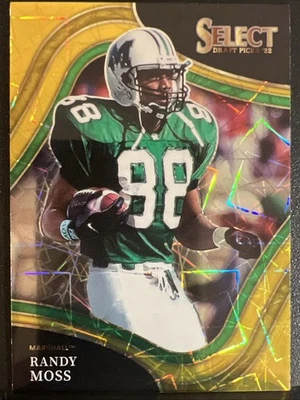 2022 Panini Select Draft Picks - Field Level Gold Lazer Prizm #162 Randy Moss - Image 1 of 2