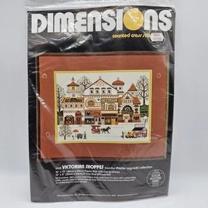 Dimensions 3528 Counted Cross Stitch Victorian Shoppes Wysocki 1982 New Vintage - Picture 1 of 6