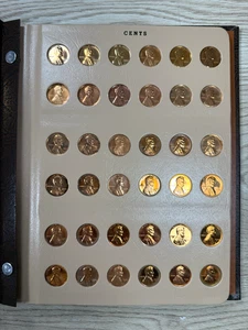 ** 72 PROOF LINCOLN CENTS 1954- 2021 'S' IN DANSCO ALBUM-  PRICED TO SELL ** - Picture 1 of 13