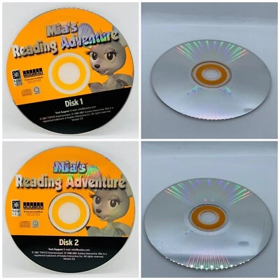 Mia’s Reading Adventure Disc 1 And 2 PC Game Learning Interactive Win/Mac CD-Rom - Image 1 of 4