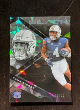 2023 Panini Chronicles Black Draft Picks Tank Bigsby Black Ice /11 #24 Jaguars