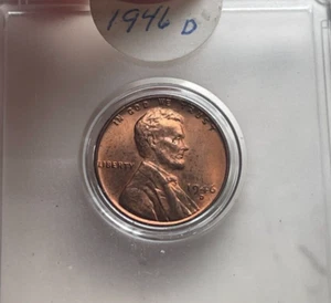Centavo de trigo Lincoln 1946 D bg - Imagen 1 de 2