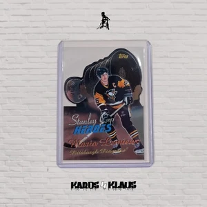 Mario Lemieux Stanley Cup Heroes Refractor SC1 (+ Klaus Autographed Card Holder) - Picture 1 of 5