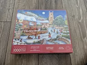 New Sealed WHsmith 1000 Piece Jigsaw Puzzle Winter SceneBy Debbie Cook (1.4) - Picture 1 of 3