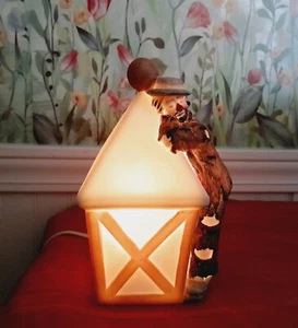 Emmett Kelly Jr. Porcelain Lamp Light Up Figurine Flamebro Signature Collection - Picture 1 of 6