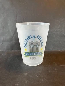 GOLF Souvenir US OPEN 2003 Plastic 12 oz cup Olympia Fields CC Jim Furyk OOP - Picture 1 of 5