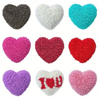 Rosenherz🌹 Valentinstag Muttertag Rosen Herz Jahrestag Verlobung Hochzeit LOVE - Bild 1 von 4