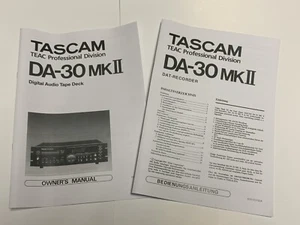 Bedienungsanleitung Tascam DA 30 MKII Service Manual Deutsch & Englisch DAT REC - Bild 1 von 8
