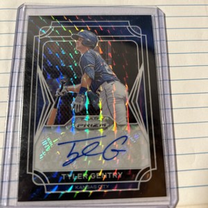 Panini Prizm Mlb Draft Picks 1/1 Black Infinite Prizm Tyler Gentry Auto 🔥