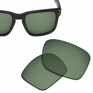 Polarisierte Ersatzgläser für Oakley Holbrook Sonnenbrille grüne Tees - Bild 1 von 5