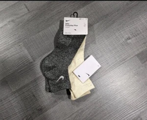 Nike Everyday Plus 2-Pack Cushioned Ankle Socks - Large Men 8-12 - Picture 1 of 2