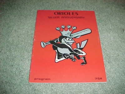 1979 Baltimore Orioles v Detroit Tigers Baseball Program Silver Anniversary  - Image 1 of 2