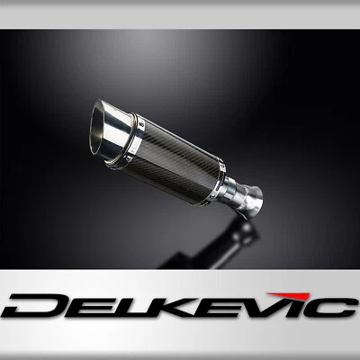 KTM 1290 Super Duke 2014-2019 Kit de silenciador de escape de carbono redondo de 8" sin cordones Foto 1 de 4