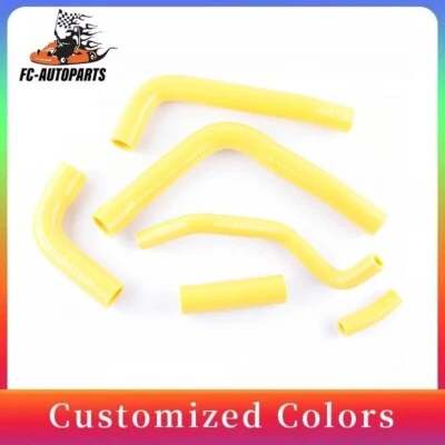 Manguera de radiador de refrigerante de silicona amarilla para Yamaha YZFR6 YZF R6 R6N 1999-2002 Foto 1 de 4