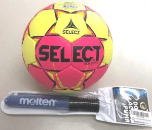Select Solera Handball Größe 3 Rosa Gelb Trainingsball + Ballpumpe Molten - Bild 1 von 3