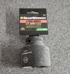 GearWrench 84858 47MM Impact 6 Point Metric Socket - 3/4" Drive - Foto 1 di 1