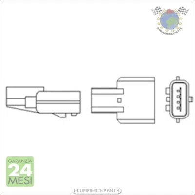Sonda Lambda M.Marelli per DACIA SANDERO DUSTER RENAULT FLUENCE MEGANE CLIO P - Immagine 1 di 3