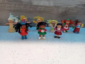 9 Cabbage Patch Kid Figures 1992 PVC Mini Figurines VTG Lot - Picture 1 of 3