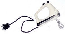 Dolls House Hang Held Food Mixer 1:12 Scale Kitchen Accessory