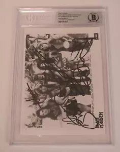 Bruce Dickinson IRON MAIDEN Signed Autograph Auto 5x7 Photo by 5 Slab BAS JSA - Picture 1 of 4