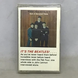 Vintage 1987 The Beatles Not A Second Time  Cassette Tape Cicadelic Records - Picture 1 of 5