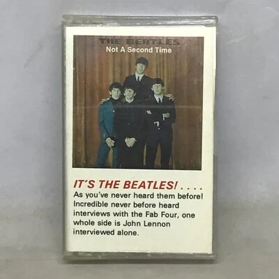 Vintage 1987 The Beatles Not A Second Time  Cassette Tape Cicadelic Records - Image 1 of 4