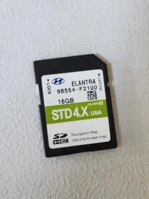 HYUNDAI ELANTRA Navigation SD Card 96554-F2100 - Image 1 of 2