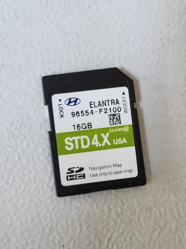 HYUNDAI ELANTRA Navigation SD Card 96554-F2100 - Image 1 of 2