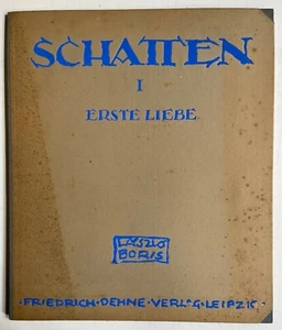 Boris Laszlo Erste Liebe, Boris Laszlo Schatten, Kunst, Originalgraphik, Grafik, - Bild 1 von 1