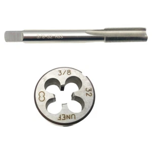 3/8-32 Thread Tap and Die Set RH 3/8 - 32 UNEF Tap Right Hand 3/8 X 32 HSS USA - Bild 1 von 7
