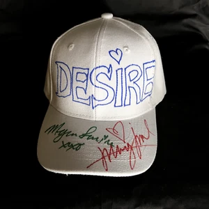 Desire (Band) Signed Hat w/ Exact Proof (Megan Louise Autograph NOT Vinyl / CD) - Picture 1 of 4