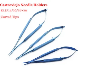 1PC Titanium Surgical Dental Castroviejo Needle Holders Ophthalmic instruments - Picture 1 of 18