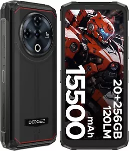 DOOGEE Fire 6 Power cellulare da esterno senza contratto, 20 GB + 256 GB Android 14 15500 mAh - Foto 1 di 8
