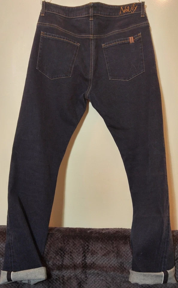 Pantalones de mezclilla con ribete premium Notify Neptune Foto 1 de 4