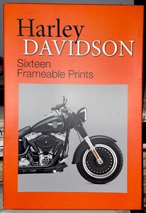 Harley-Davidson 1909 to 2008 Bikes 16 Art Prints 10”x15” Collector Poster Box - Imagen 1 de 2